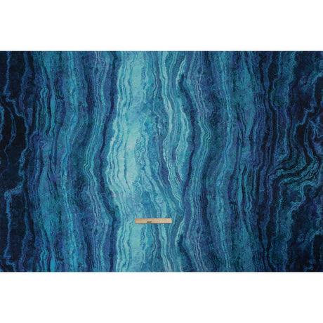 Stonehenge Wide Backing Quilting Cotton by Northcott - Midnight Swirling Lines Gradient, 108" Width - Ombre Wide Backing II Collection