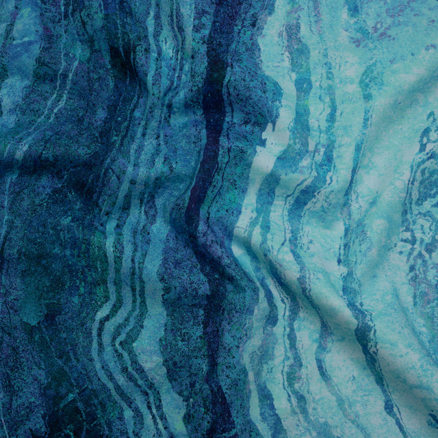 Stonehenge Wide Backing Quilting Cotton by Northcott - Midnight Swirling Lines Gradient, 108" Width - Ombre Wide Backing II Collection