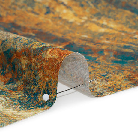Stonehenge Wide Backing Quilting Cotton by Northcott - Oxidized Copper Swirling Lines Gradient, 108" Width - Ombre Wide Backing II Collection