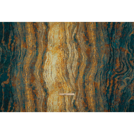 Stonehenge Wide Backing Quilting Cotton by Northcott - Oxidized Copper Swirling Lines Gradient, 108" Width - Ombre Wide Backing II Collection