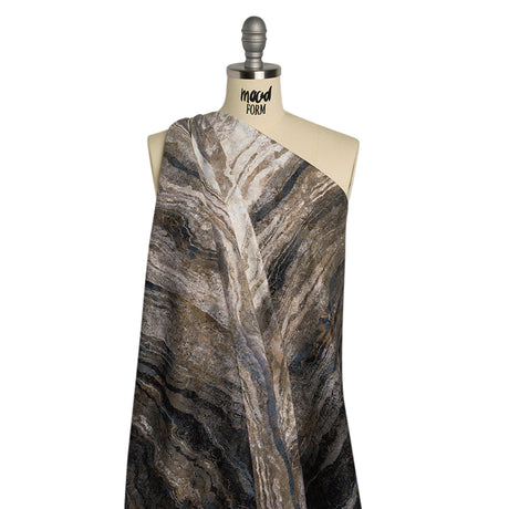 Stonehenge Wide Backing Quilting Cotton by Northcott - Slate Swirling Lines Gradient, 108" Width - Ombre Wide Backing II Collection