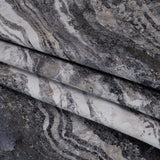 Stonehenge Wide Backing Quilting Cotton by Northcott - Graphite Swirling Lines Gradient, 108" Width - Ombre Wide Backing II Collection