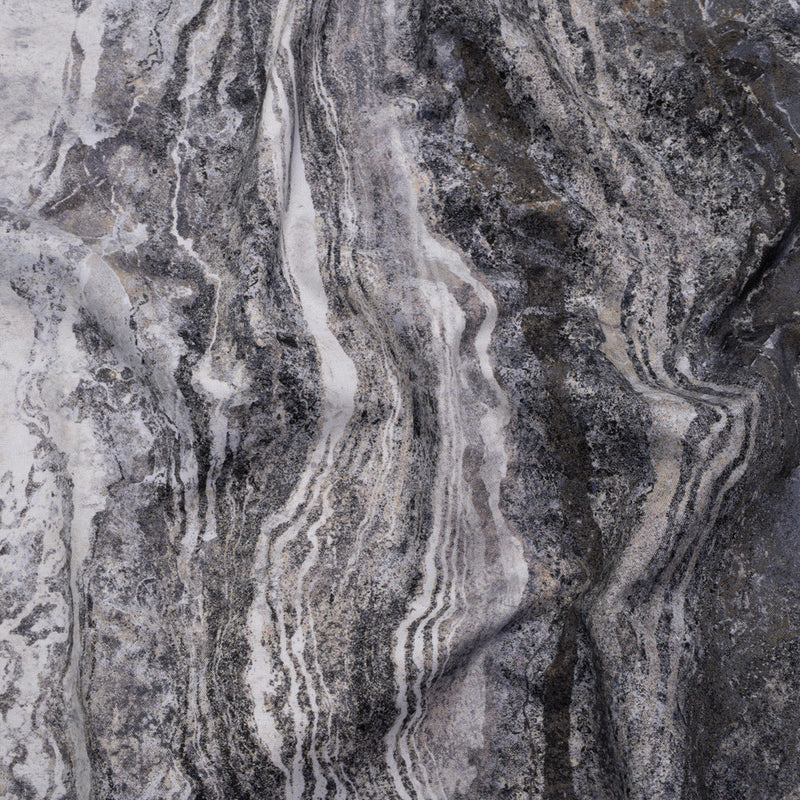 Stonehenge Wide Backing Quilting Cotton by Northcott - Graphite Swirling Lines Gradient, 108" Width - Ombre Wide Backing II Collection