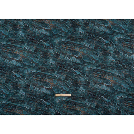 Stonehenge Wide Backing Quilting Cotton by Northcott - Prussian Marble 5 Stone Swirl, 108" Width - Surfaces Wide Backing Collection