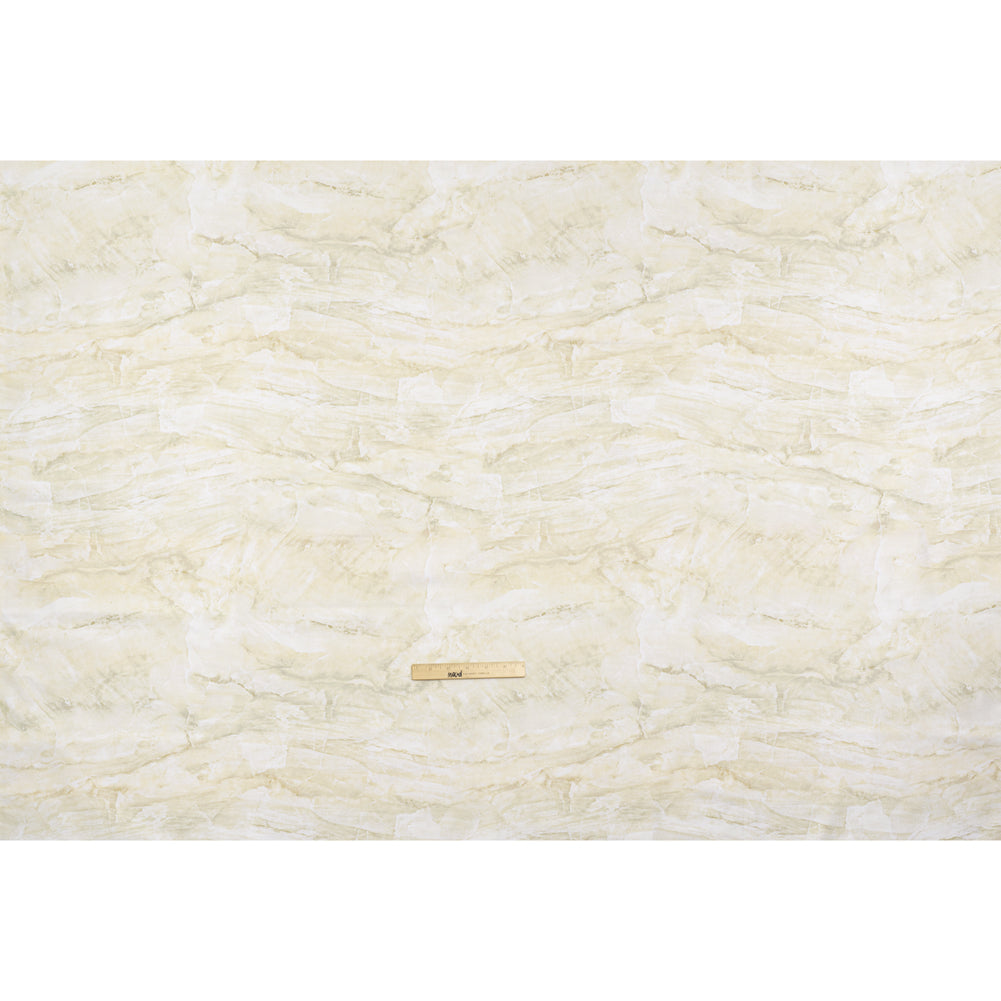 Stonehenge Wide Backing Quilting Cotton by Northcott - Cream Marble 10 Abstract Stone, 108" Width - Surfaces Wide Backing Collection