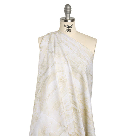 Stonehenge Wide Backing Quilting Cotton by Northcott - Cream Marble 10 Abstract Stone, 108" Width - Surfaces Wide Backing Collection