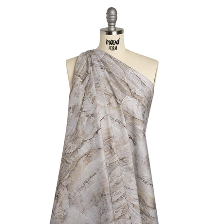 Stonehenge Wide Backing Quilting Cotton by Northcott - Brown Marble 10 Abstract Stone, 108" Width - Surfaces Wide Backing Collection
