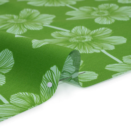 Printed Quilting Cotton by Anna Maria Textiles for Northcott - Grass Anemone Floral - Indelible Collection