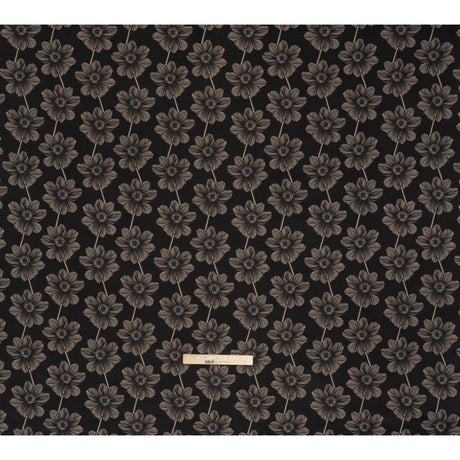Printed Quilting Cotton by Anna Maria Textiles for Northcott - Silvertone Anemone Floral - Indelible Collection