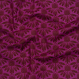 Printed Quilting Cotton by Anna Maria Textiles for Northcott - Magenta Coneflower Floral - Indelible Collection