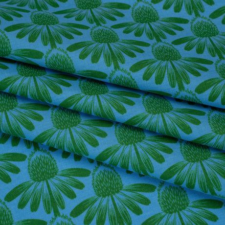 Printed Quilting Cotton by Anna Maria Textiles for Northcott - Pool Coneflower Floral - Indelible Collection