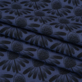 Printed Quilting Cotton by Anna Maria Textiles for Northcott - Night Coneflower Floral - Indelible Collection