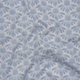 Printed Quilting Cotton by Anna Maria Textiles for Northcott - Sky Coneflower Floral - Indelible Collection