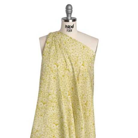 Printed Quilting Cotton by Anna Maria Textiles for Northcott - Golden Mums Floral - Indelible Collection