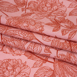 Printed Quilting Cotton by Anna Maria Textiles for Northcott - Rouge Peony Floral - Indelible Collection