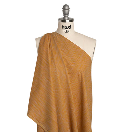 Woven Quilting Cotton Fabric by FIGO Studio - Tangerine Striated - Space Dye Collection