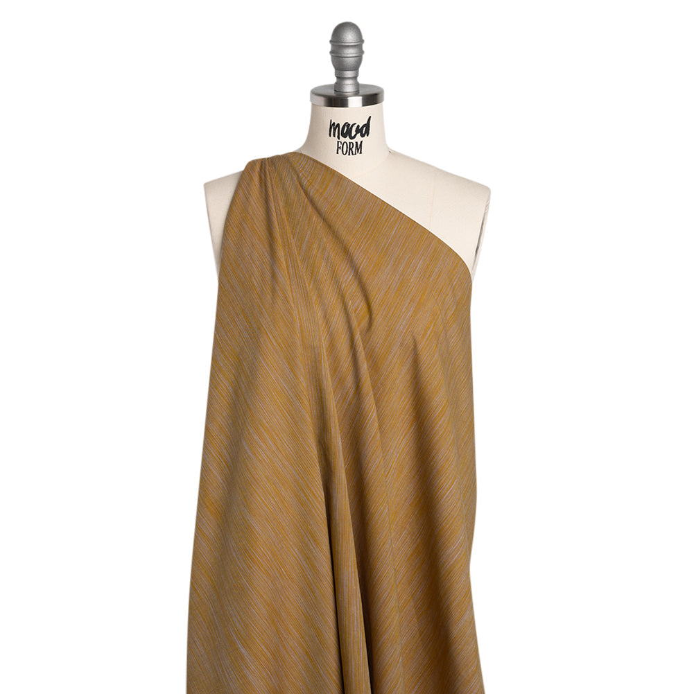 Woven Quilting Cotton Fabric by FIGO Studio - Gold Striated - Space Dye Collection