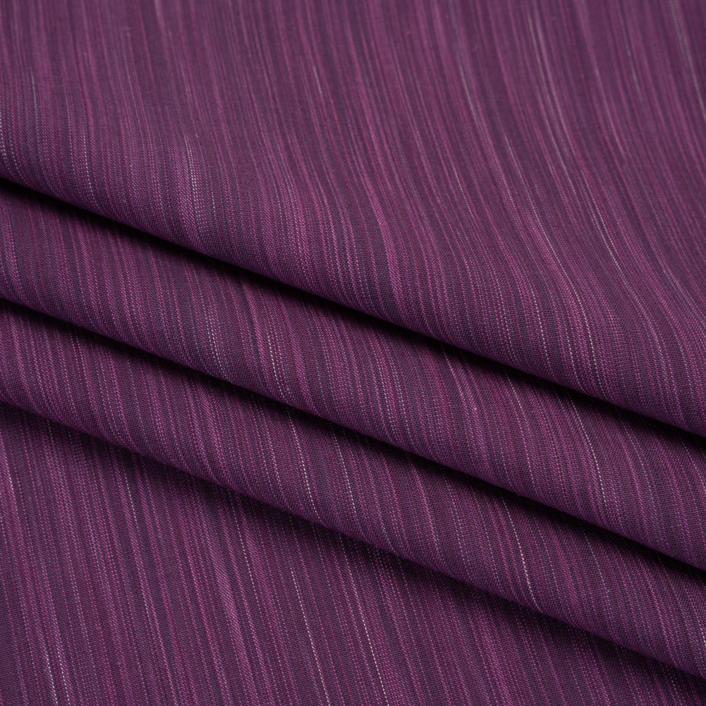 Woven Quilting Cotton Fabric by FIGO Studio - Violet Striated - Space Dye Collection