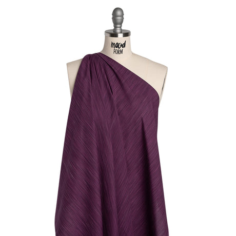 Woven Quilting Cotton Fabric by FIGO Studio - Violet Striated - Space Dye Collection
