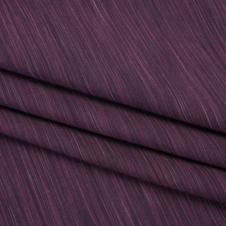 Woven Quilting Cotton Fabric by FIGO Studio - Eggplant Striated - Space Dye Collection