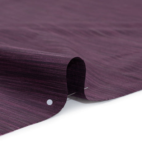 Woven Quilting Cotton Fabric by FIGO Studio - Eggplant Striated - Space Dye Collection