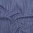 Woven Quilting Cotton Fabric by FIGO Studio - Navy Striated - Space Dye Collection