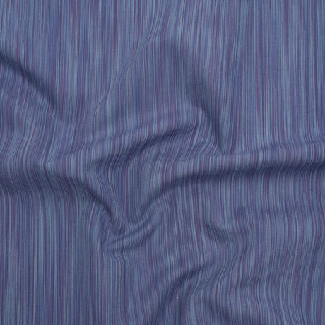 Woven Quilting Cotton Fabric by FIGO Studio - Navy Striated - Space Dye Collection
