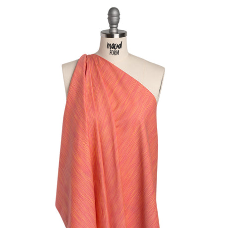 Woven Quilting Cotton Fabric by FIGO Studio - Rose Striated - Space Dye Collection