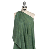 Woven Quilting Cotton Fabric by FIGO Studio - Green Striated - Space Dye Collection