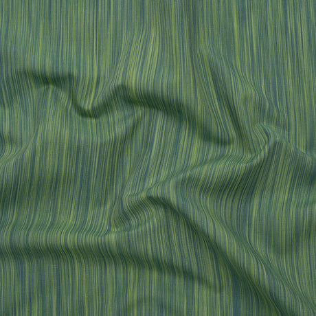 Woven Quilting Cotton Fabric by FIGO Studio - Green Striated - Space Dye Collection