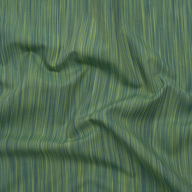 Woven Quilting Cotton Fabric by FIGO Studio - Green Striated - Space Dye Collection