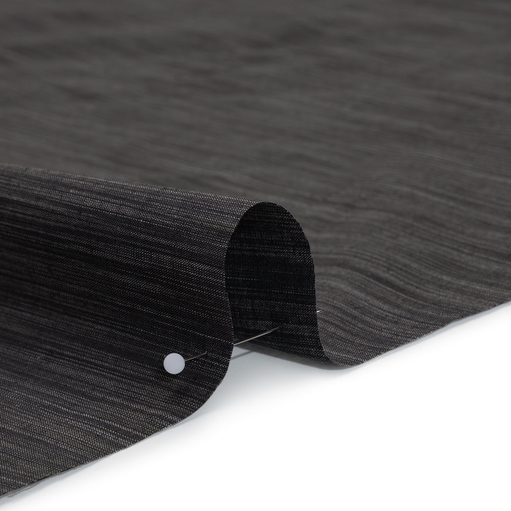 Woven Quilting Cotton Fabric by FIGO Studio - Soot Striated - Space Dye Collection