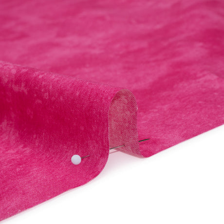Printed Quilting Cotton by Deborah Edwards Northcott Studio - Fuchsia Fresco Texture - Toscana Collection