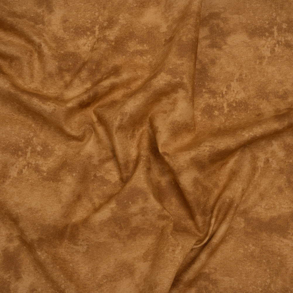 Printed Quilting Cotton by Deborah Edwards Northcott Studio - Sponge Toffee Fresco Texture - Toscana Collection