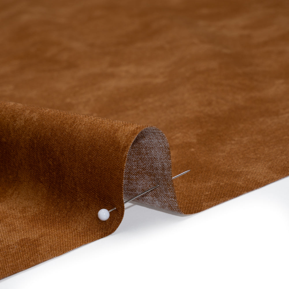 Printed Quilting Cotton by Deborah Edwards Northcott Studio - Cinnamon Fresco Texture - Toscana Collection