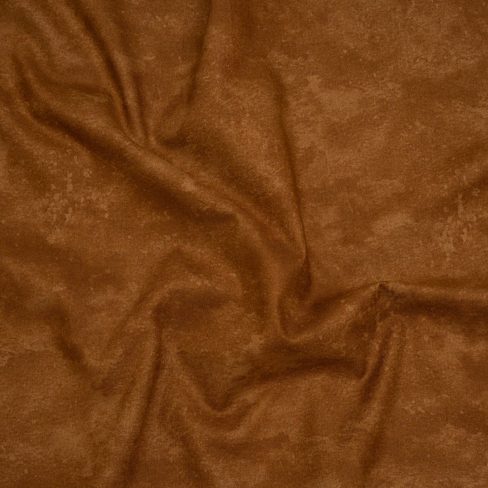 Printed Quilting Cotton by Deborah Edwards Northcott Studio - Cinnamon Fresco Texture - Toscana Collection