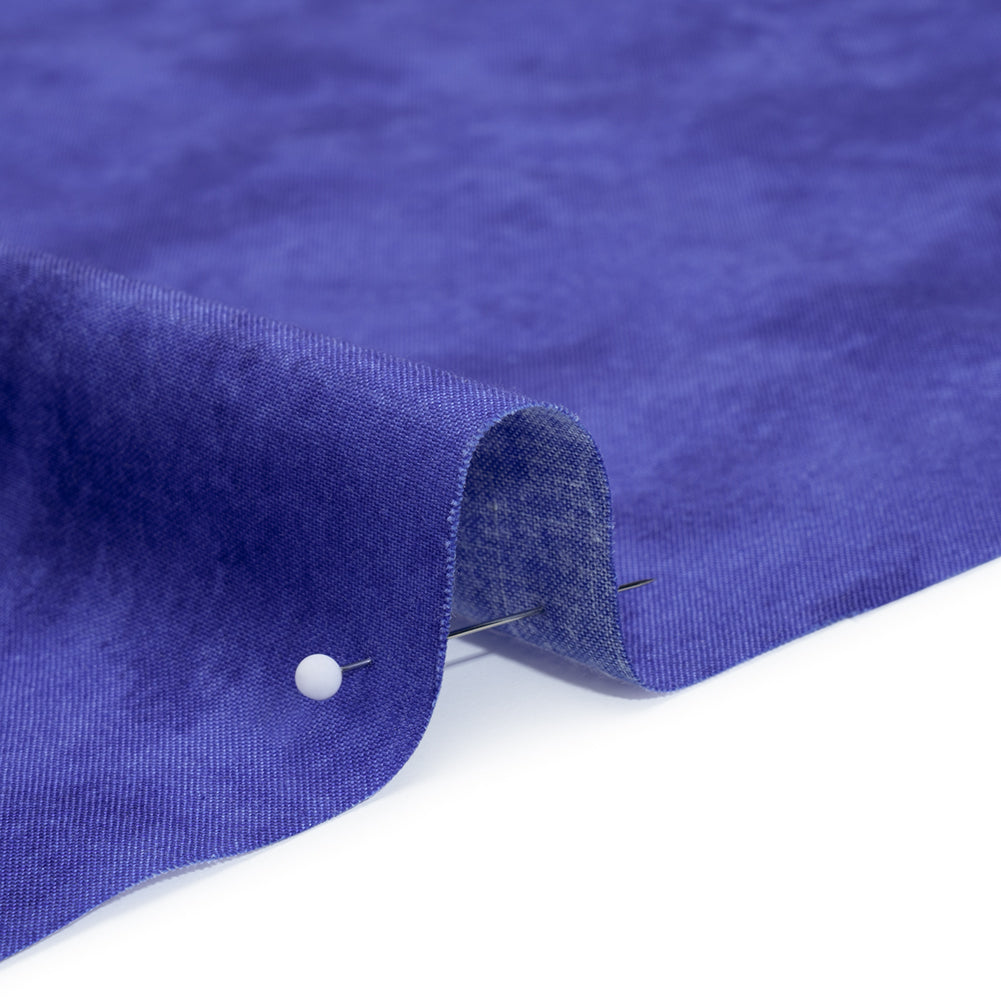 Printed Quilting Cotton by Deborah Edwards Northcott Studio - Blue Yonder Fresco Texture - Toscana Collection