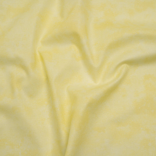 Printed Quilting Cotton by Deborah Edwards Northcott Studio - Lemon Merangue Fresco Texture - Toscana Collection