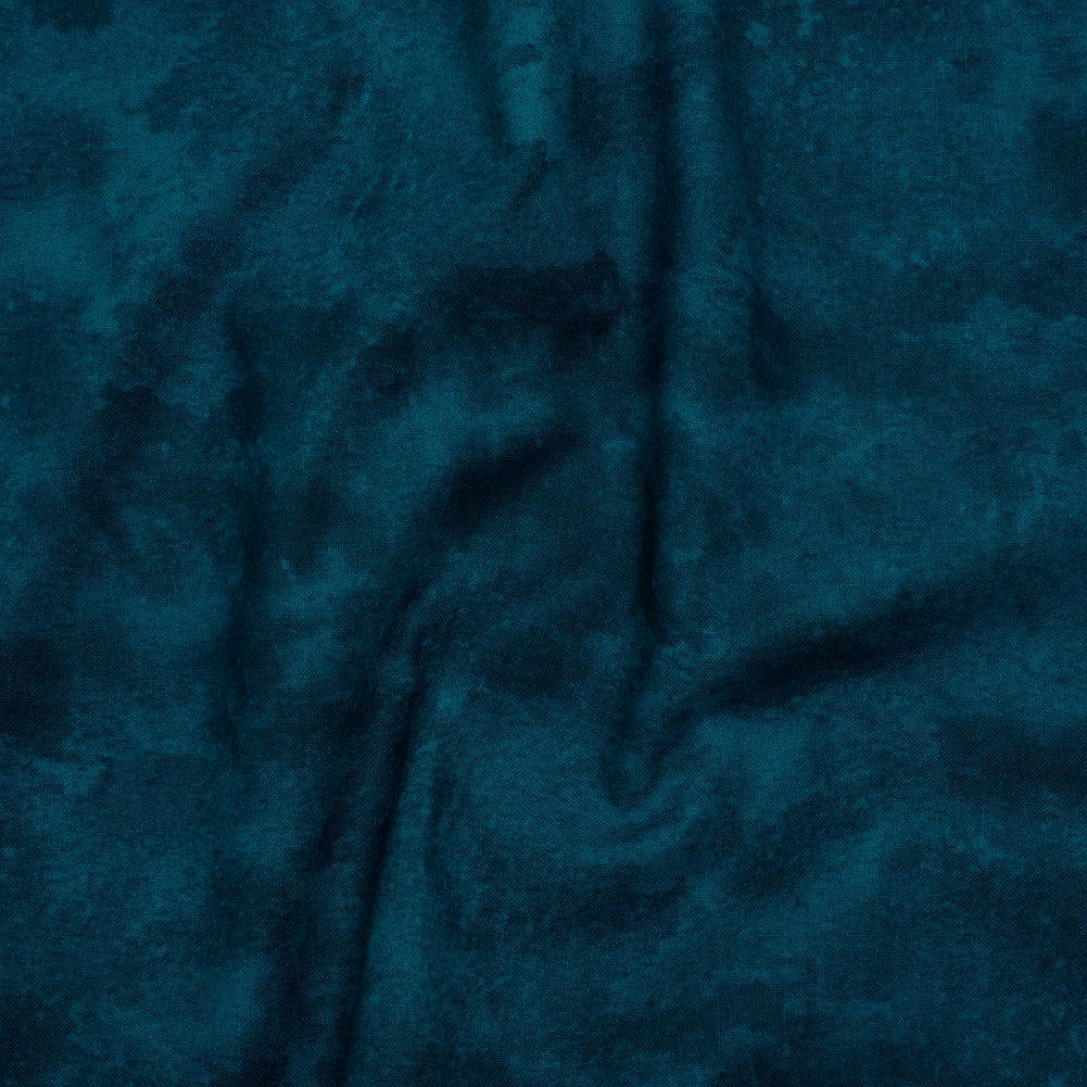 Printed Quilting Cotton by Deborah Edwards Northcott Studio - Peacock Fresco Texture - Toscana Collection