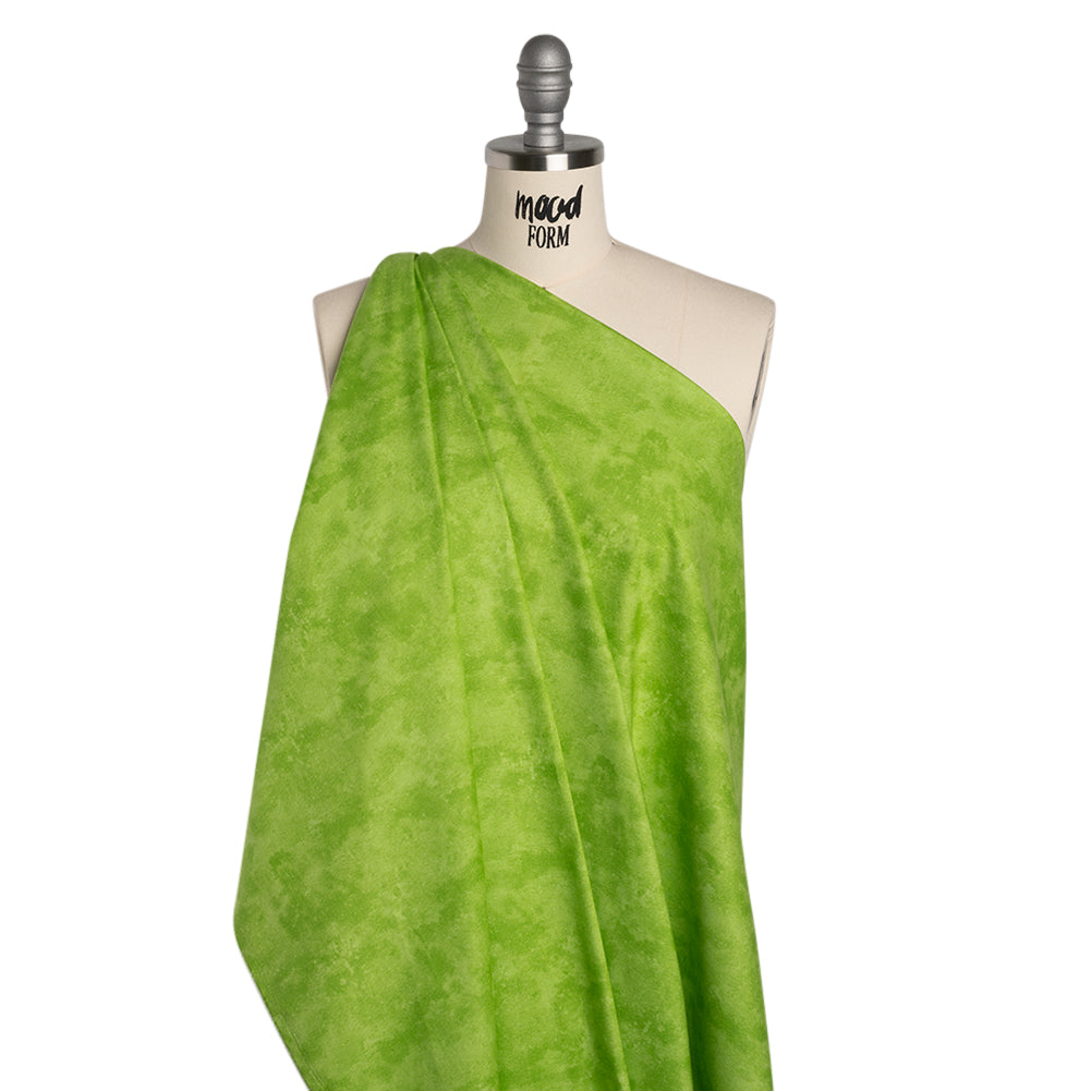 Printed Quilting Cotton by Deborah Edwards Northcott Studio - Lime Twist Fresco Texture - Toscana Collection