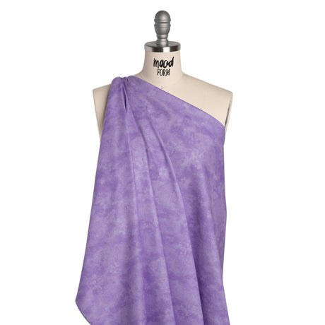 Printed Quilting Cotton by Deborah Edwards Northcott Studio - Lavender Mist Fresco Texture - Toscana Collection