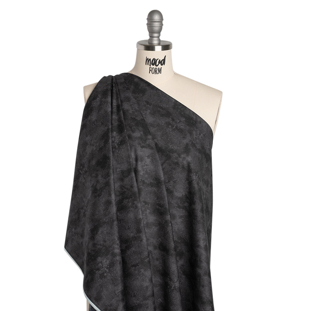 Printed Quilting Cotton by Deborah Edwards Northcott Studio - Graphite Fresco Texture - Toscana Collection