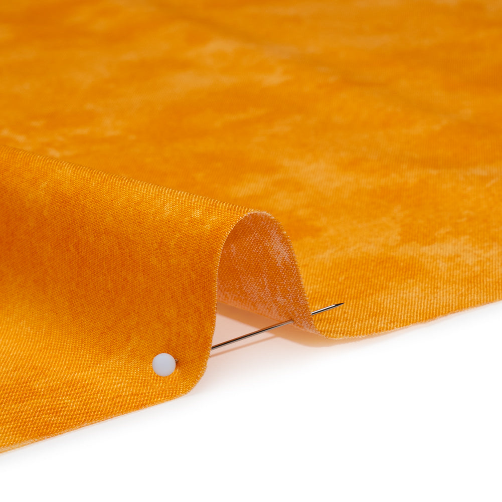 Printed Quilting Cotton by Deborah Edwards Northcott Studio - Tumeric Fresco Texture - Toscana Collection
