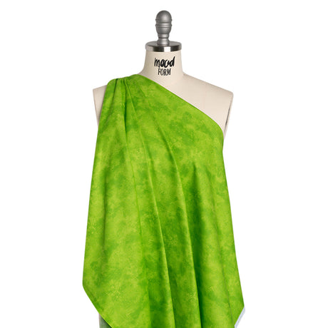 Printed Quilting Cotton by Deborah Edwards Northcott Studio - Peridot Fresco Texture - Toscana Collection