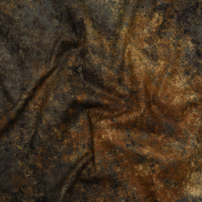 Stonehenge Quilting Cotton by Northcott - Black Earth Textural Abstract - Multi Mixers Collection