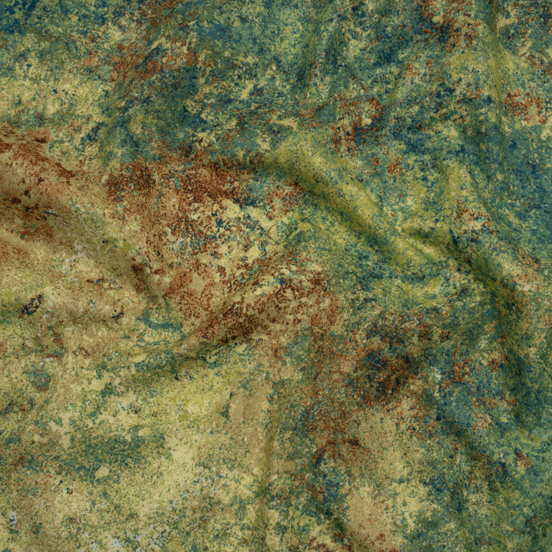 Stonehenge Quilting Cotton by Northcott - Woodland Moss Textural Abstract - Multi Mixers Collection