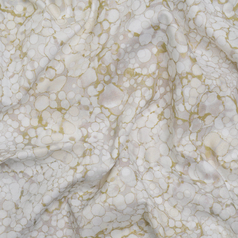 Wide Backing Quilting Cotton by Northcott, 108" Wide - Vanila Cream Bubbles - Bliss Wide Backing Collection
