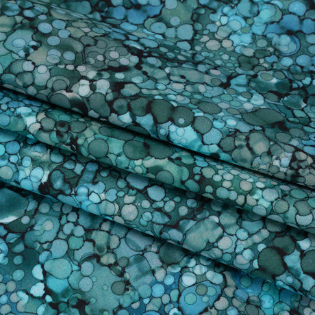 Wide Backing Quilting Cotton by Northcott, 108" Wide - Tranquility Bubbles - Bliss Wide Backing Collection