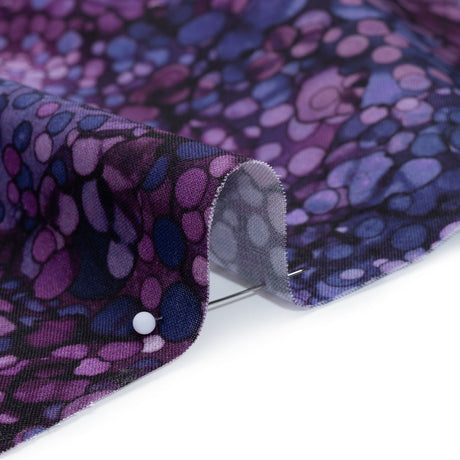 Wide Backing Quilting Cotton by Northcott, 108" Wide - Amethyst Bubbles - Bliss Wide Backing Collection