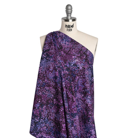 Wide Backing Quilting Cotton by Northcott, 108" Wide - Amethyst Bubbles - Bliss Wide Backing Collection